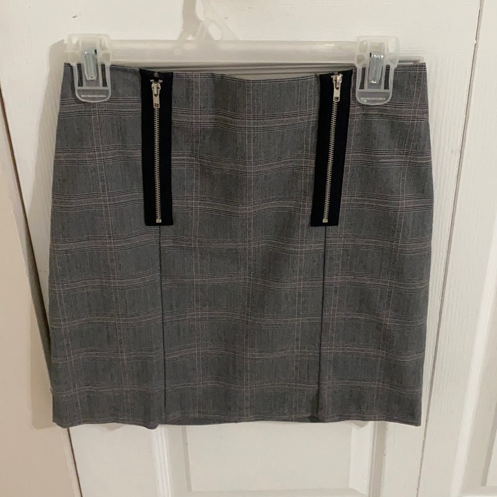 plaid skirt